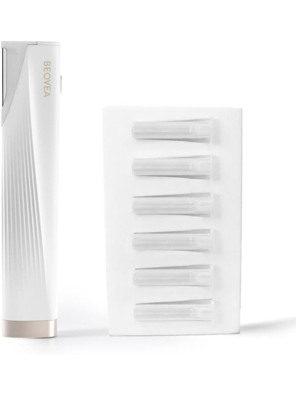Rechargeable Dermaplaning Tool with LED Light & 3-Speed Vibration for Smooth